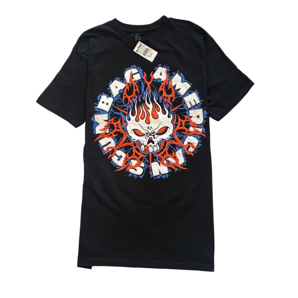 Black Graphic American Scrumbag T-Shirt